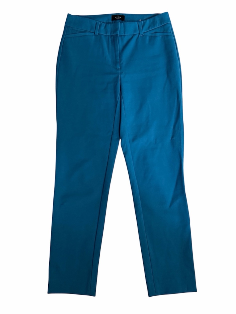 WHBM The Slim Ankle Classic Teal Aqua Women Trousers White House Black Market 0